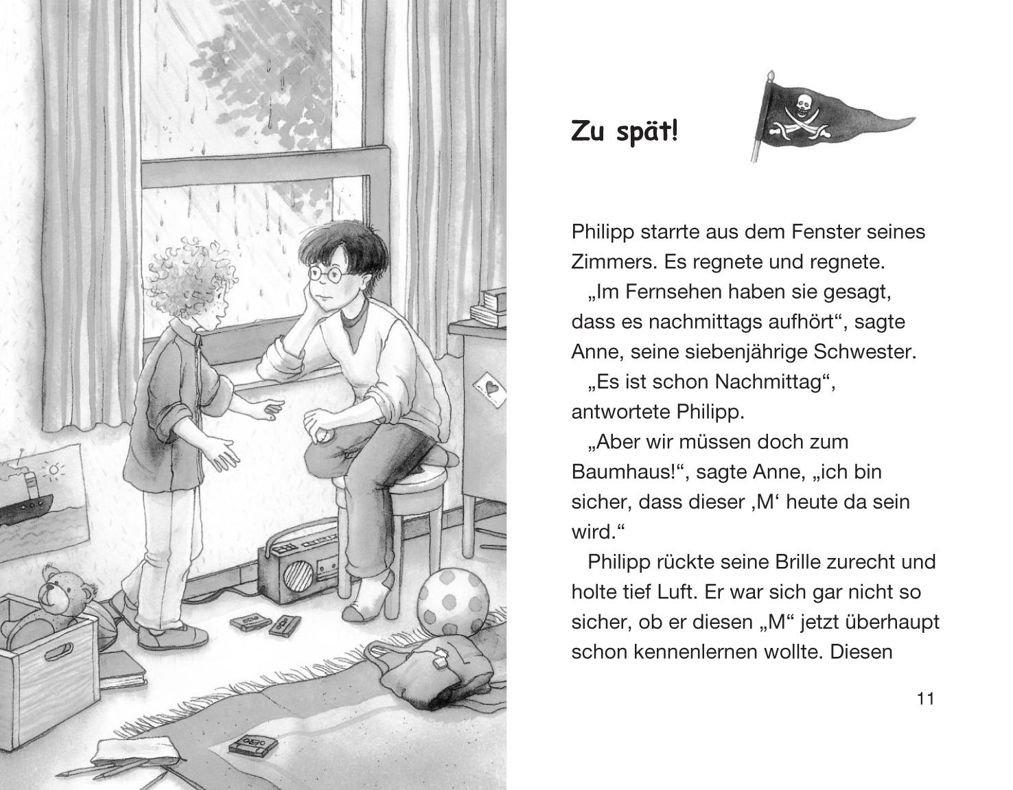 Beispielinhalt (Bild) Das magische Baumhaus 04. Der Schatz der Piraten