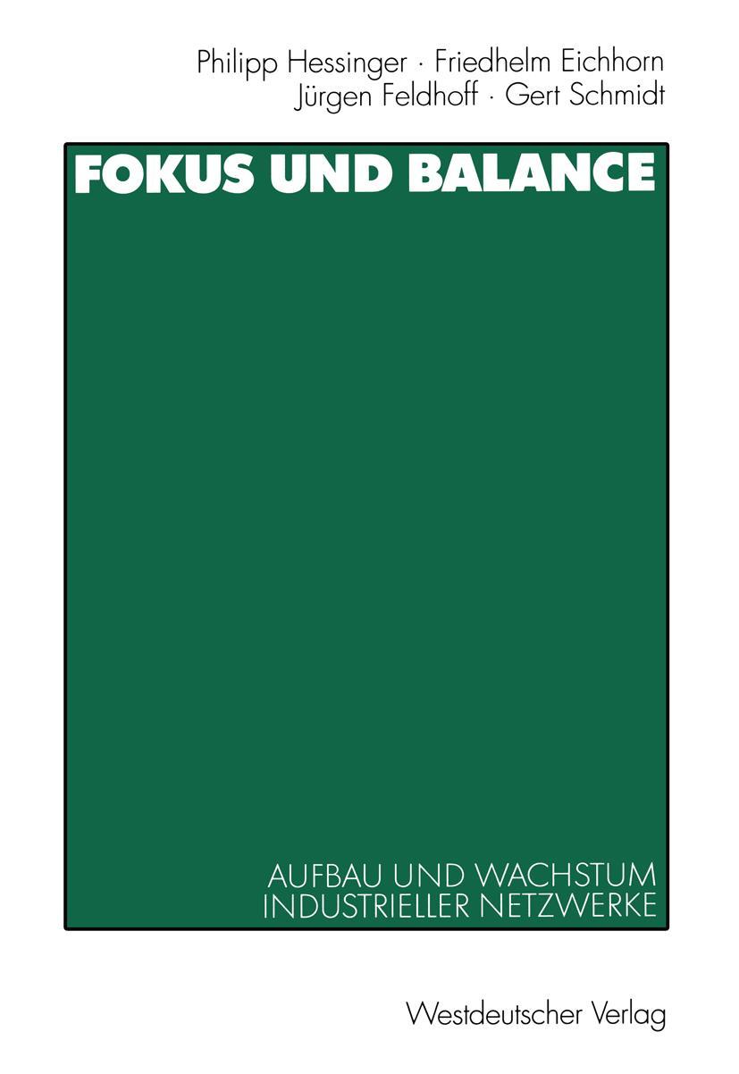 Vorderes Coverbild Fokus und Balance