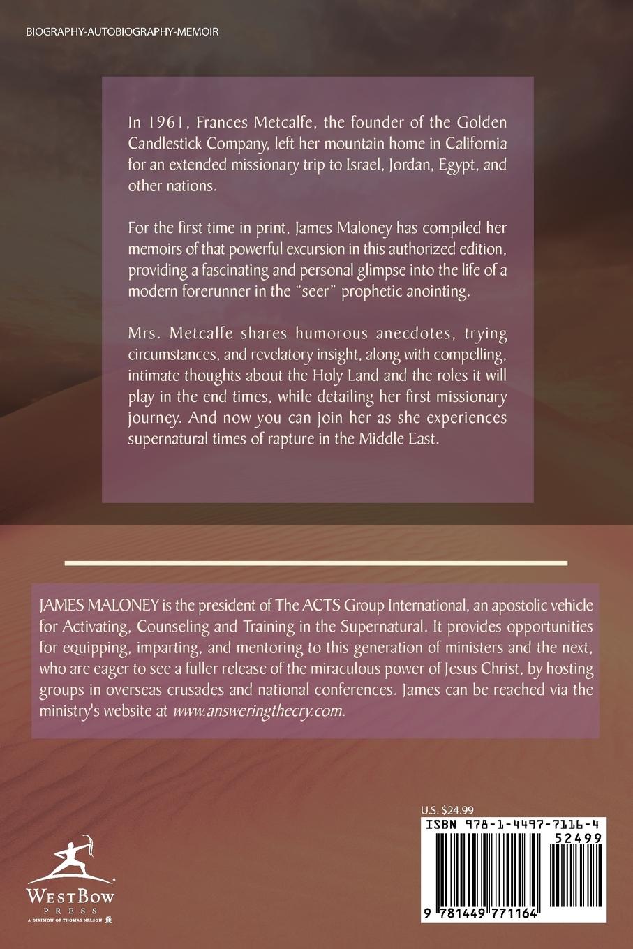 Rückseitencover Rapture in the Middle East