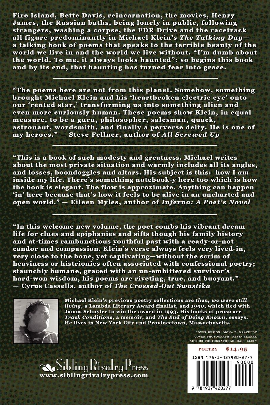 Rückseitencover The Talking Day