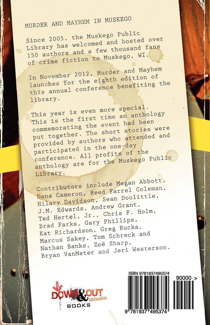 Rückseitencover Murder and Mayhem in Muskego
