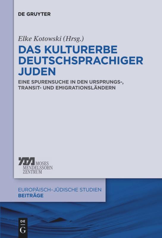 Vorderes Coverbild Das Kulturerbe deutschsprachiger Juden
