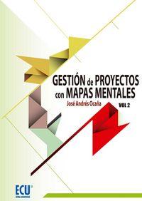 Vorderes Coverbild Gestión de proyectos con mapas mentales. Volumen II
