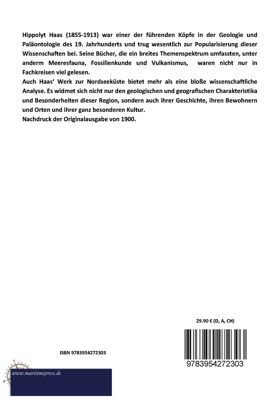 Rückseitencover Deutsche Nordseeküste