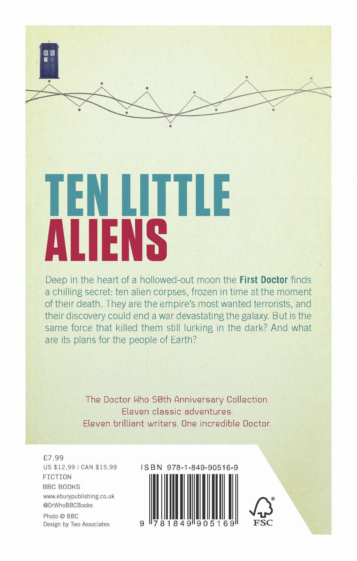 Rückseitencover Doctor Who: Ten Little Aliens