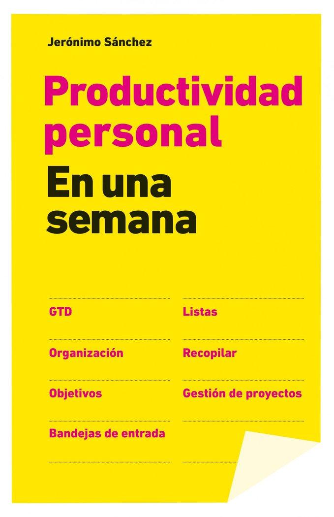Vorderes Coverbild Productividad personal en una semana