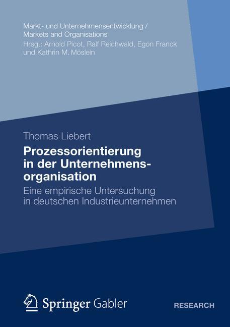 Vorderes Coverbild Prozessorientierung in der Unternehmensorganisation