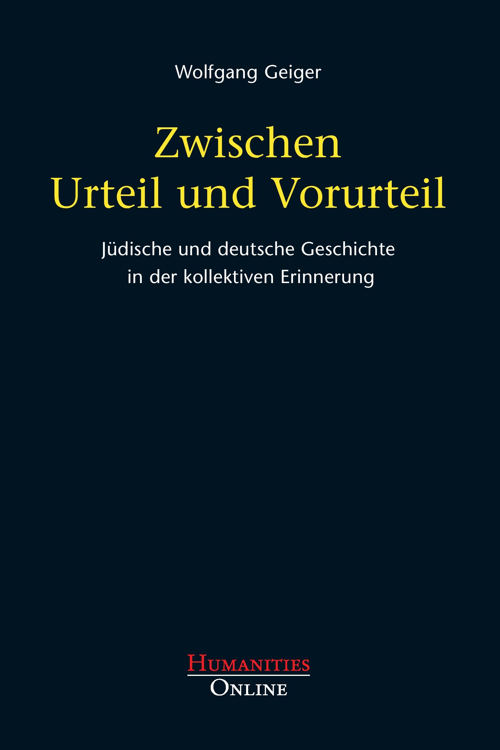 Vorderes Coverbild Zwischen Urteil und Vorurteil