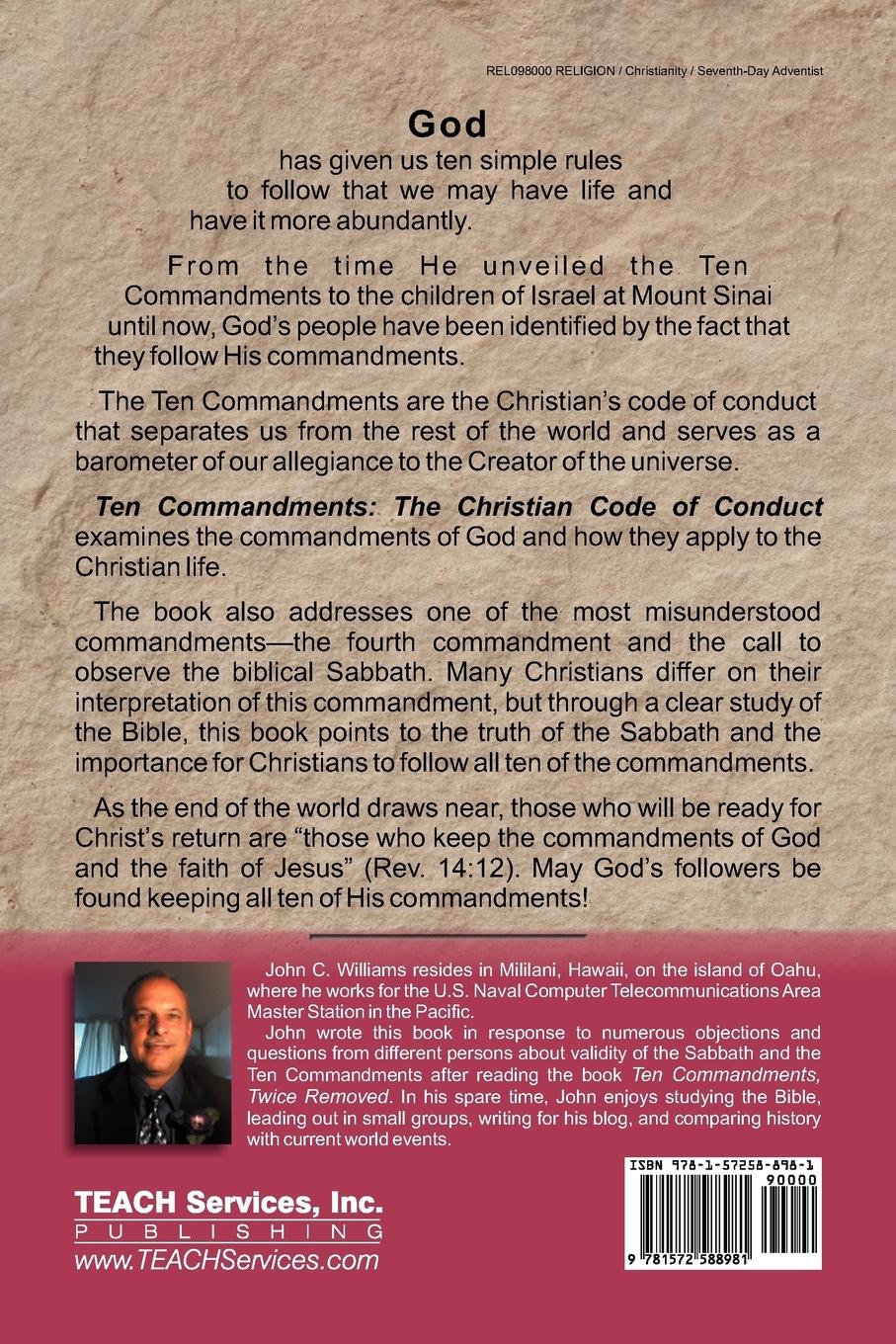 Rückseitencover Ten Commandments