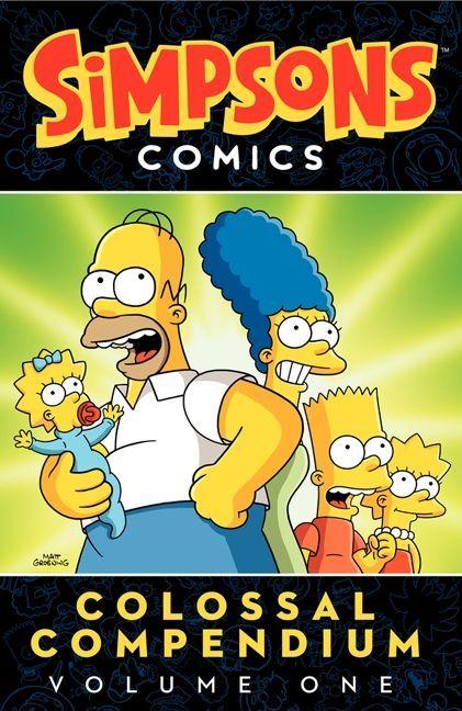 Vorderes Coverbild Simpsons Comics Colossal Compendium Volume 1