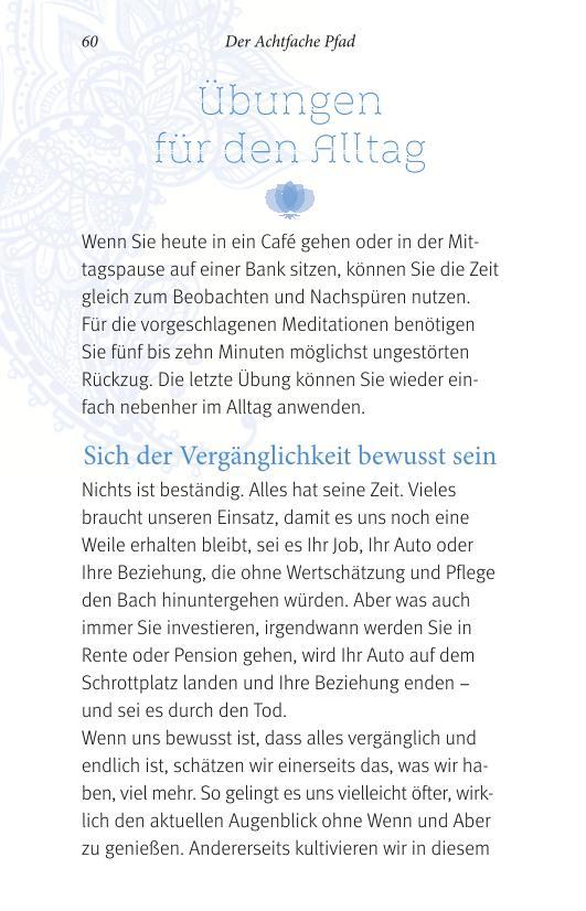 Beispielinhalt (Bild) Der kleine Alltagsbuddhist
