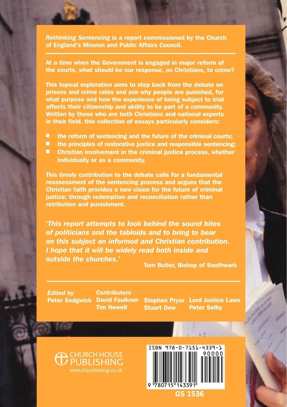 Rückseitencover Rethinking Sentencing