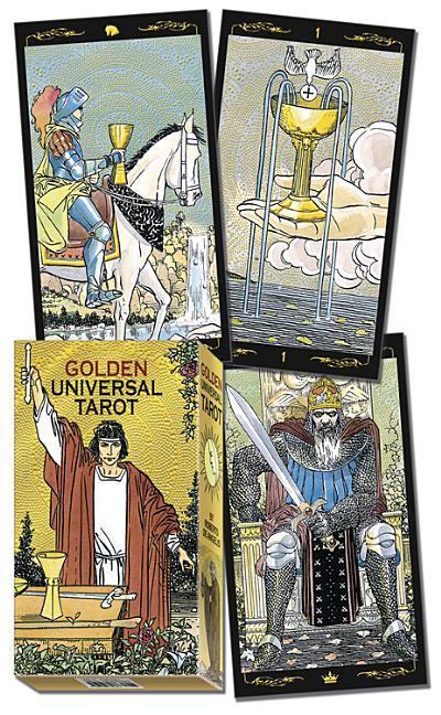 Vorderes Coverbild Golden Universal Tarot Deck
