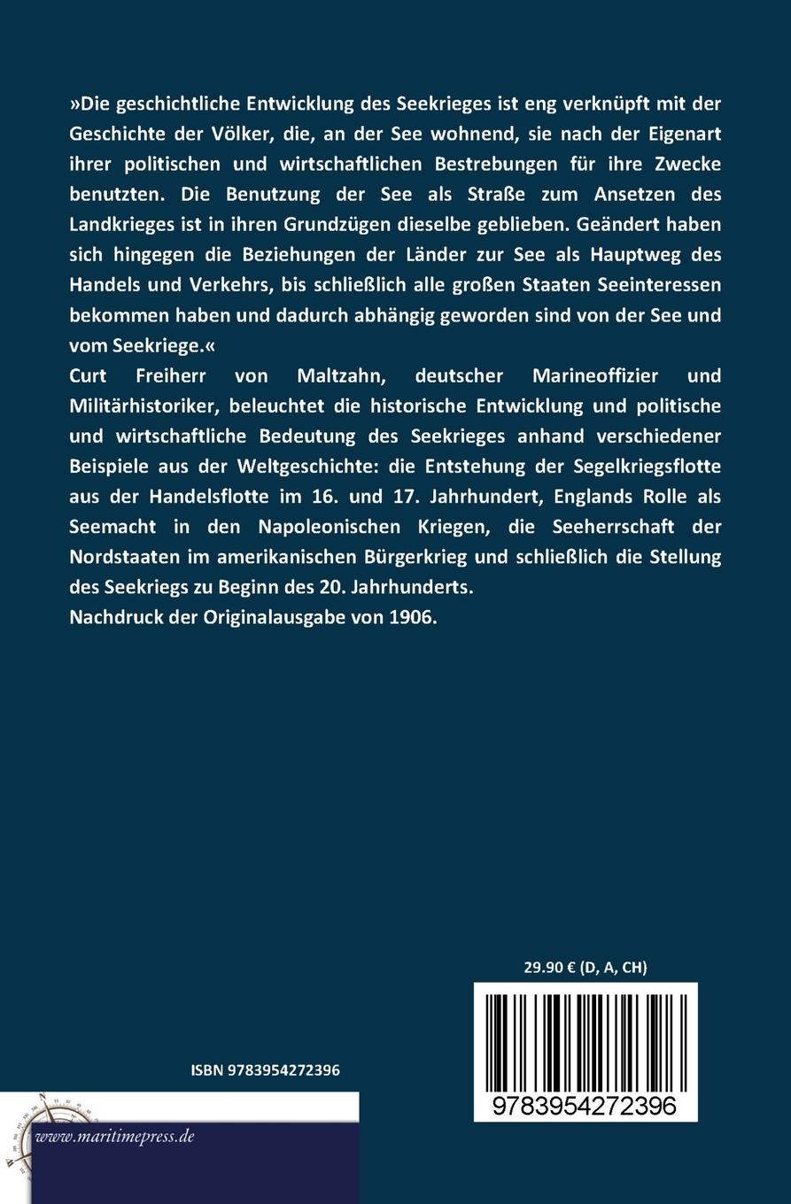 Rückseitencover Der Seekrieg