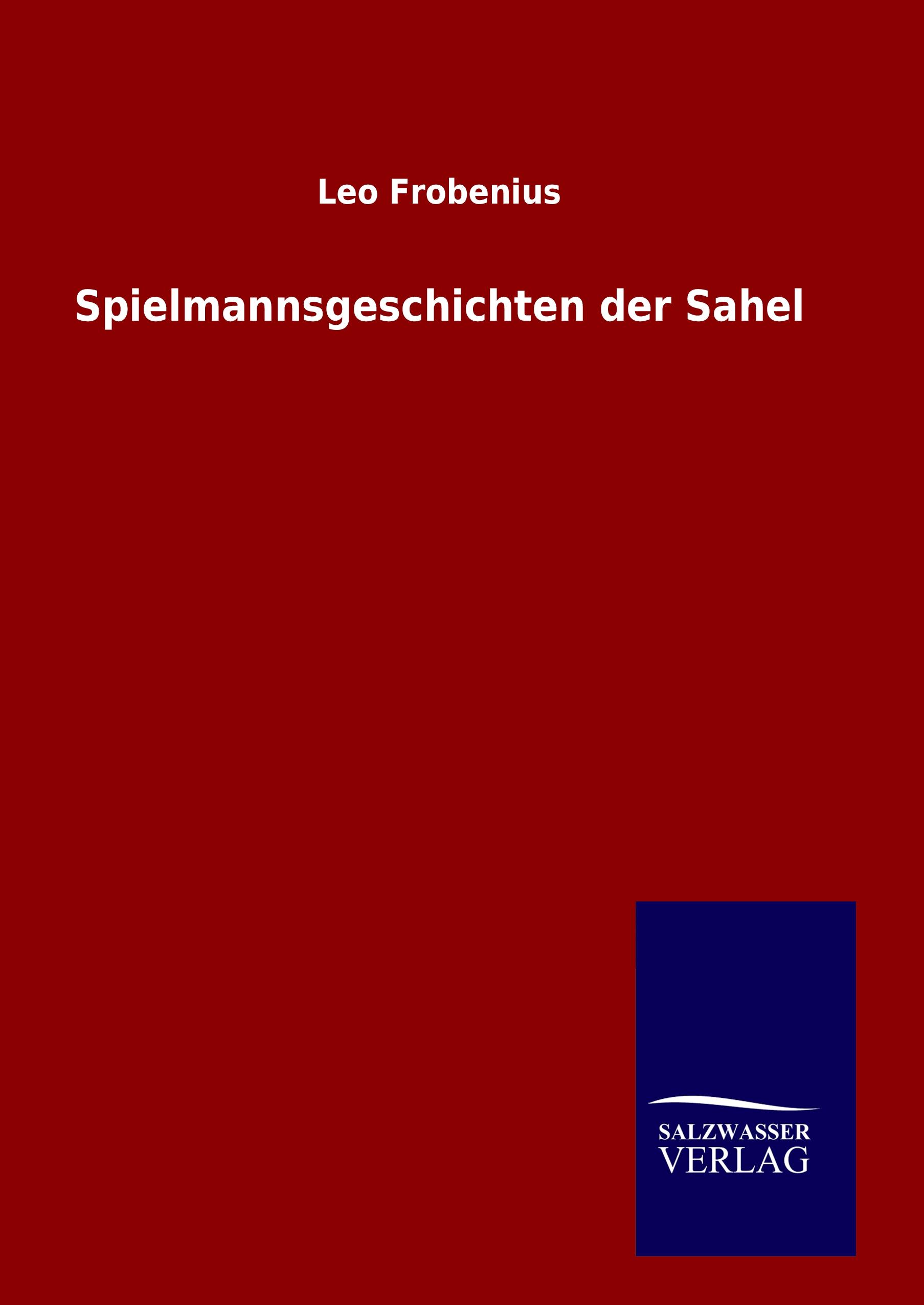 Vorderes Coverbild Spielmannsgeschichten der Sahel