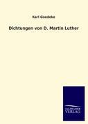 Vorderes Coverbild Dichtungen von D. Martin Luther