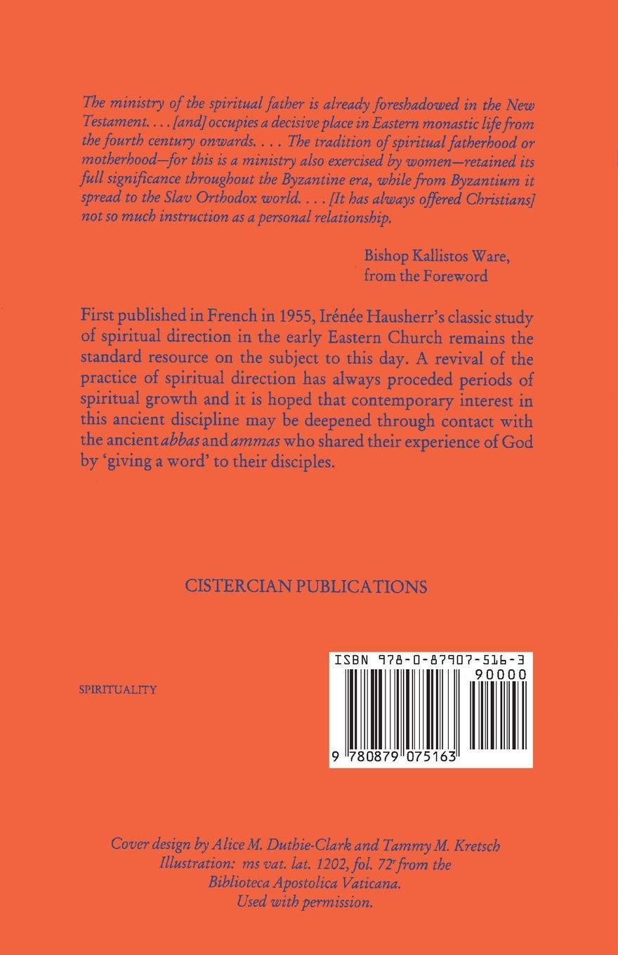 Rückseitencover Spiritual Direction in the Early Christian East