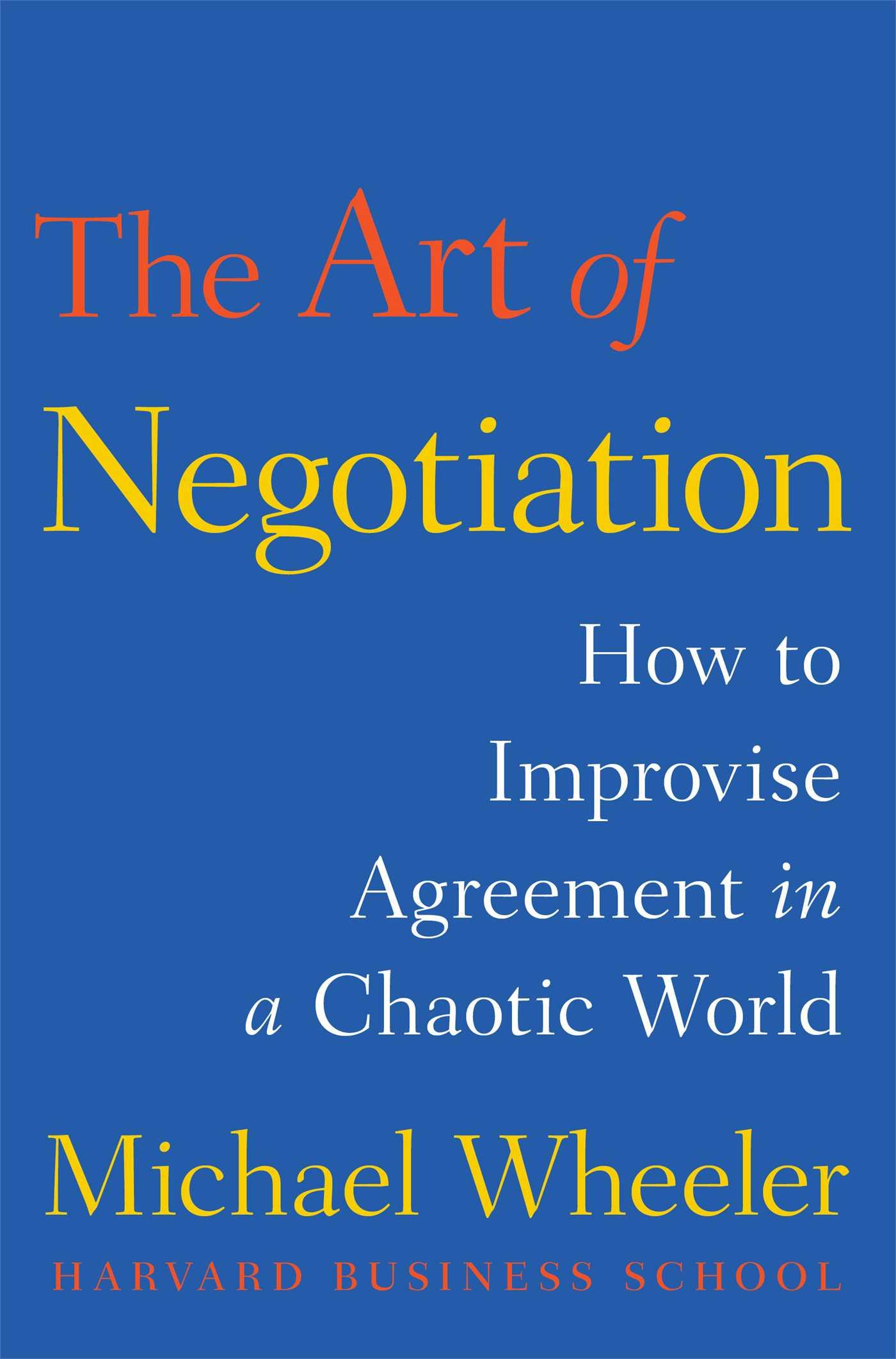 Vorderes Coverbild The Art of Negotiation