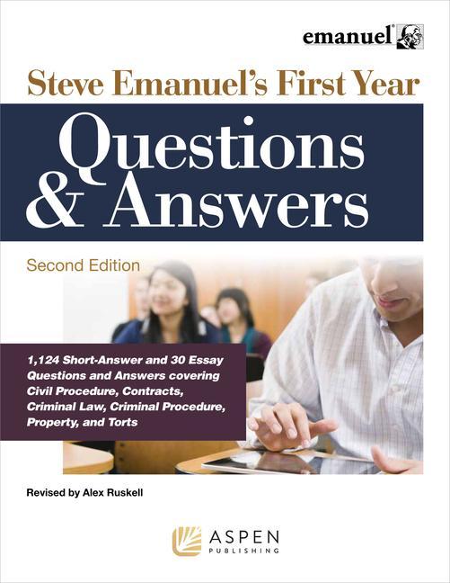 Vorderes Coverbild Steve Emanuel's First Year Questions and Answers
