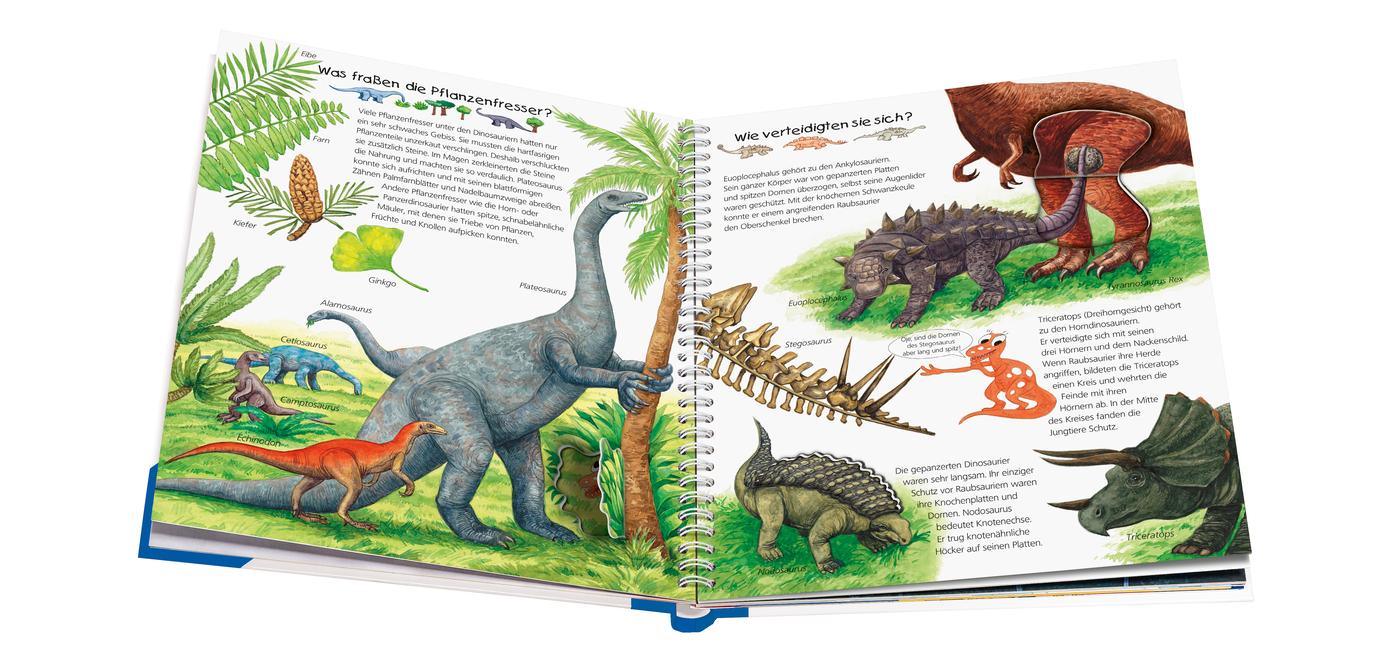 Beispielinhalt (Bild) Wieso? Weshalb? Warum?, Band 12: Alles über Dinosaurier