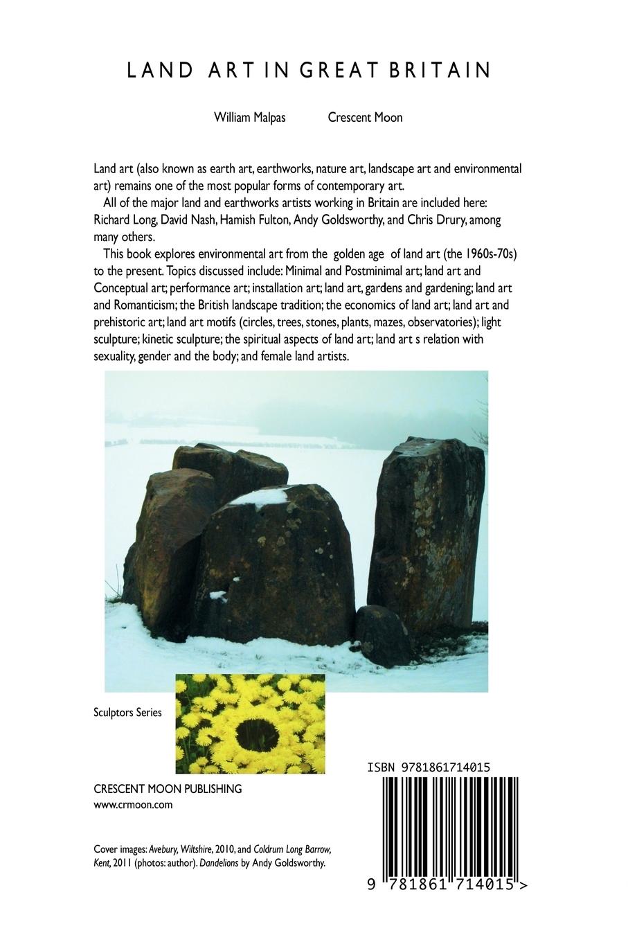 Rückseitencover Land Art in Great Britain