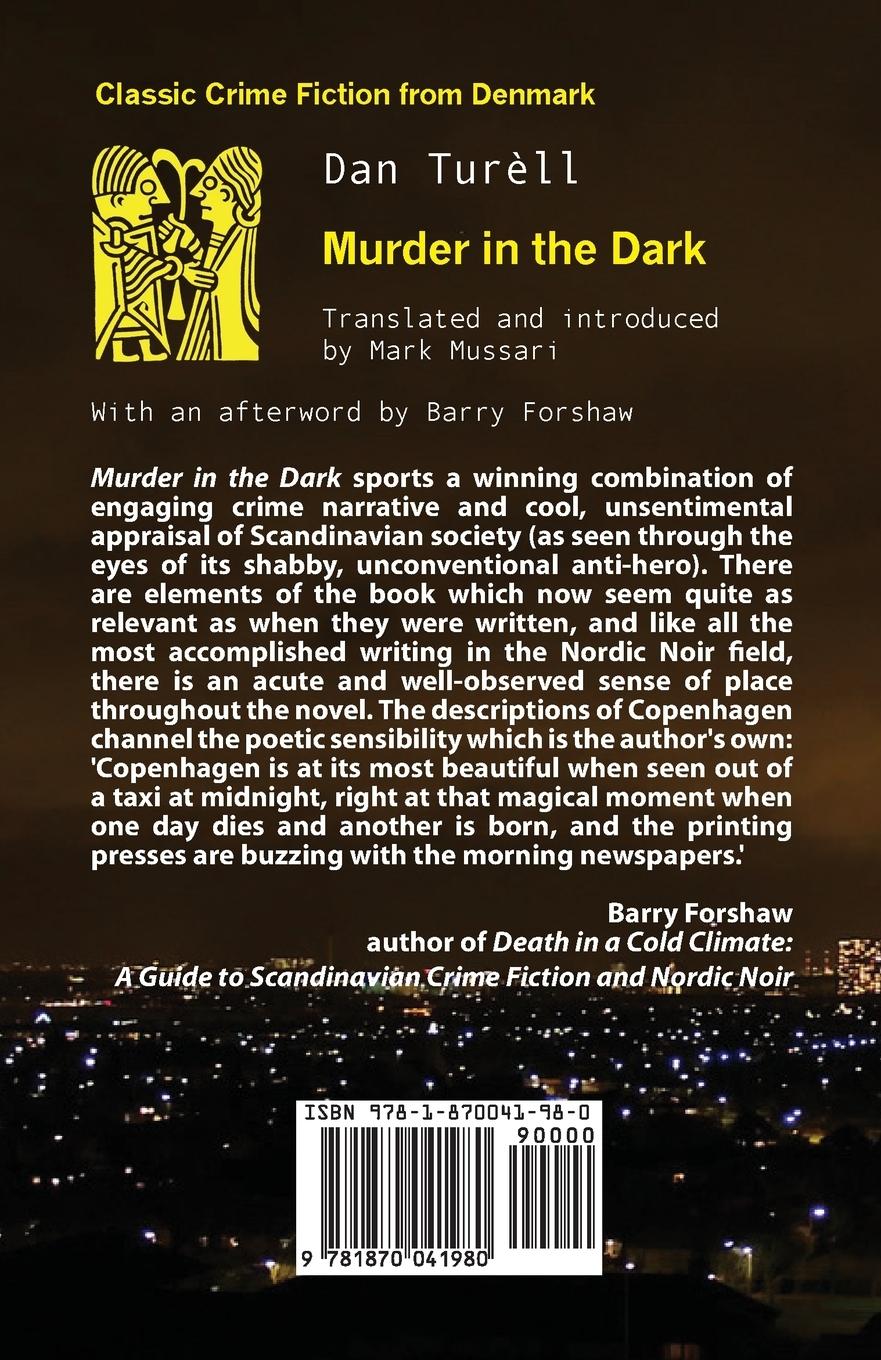 Rückseitencover Murder in the Dark