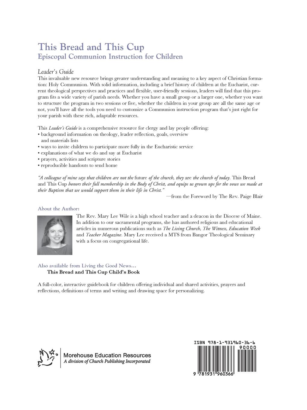 Rückseitencover This Bread and This Cup Leaders Guide