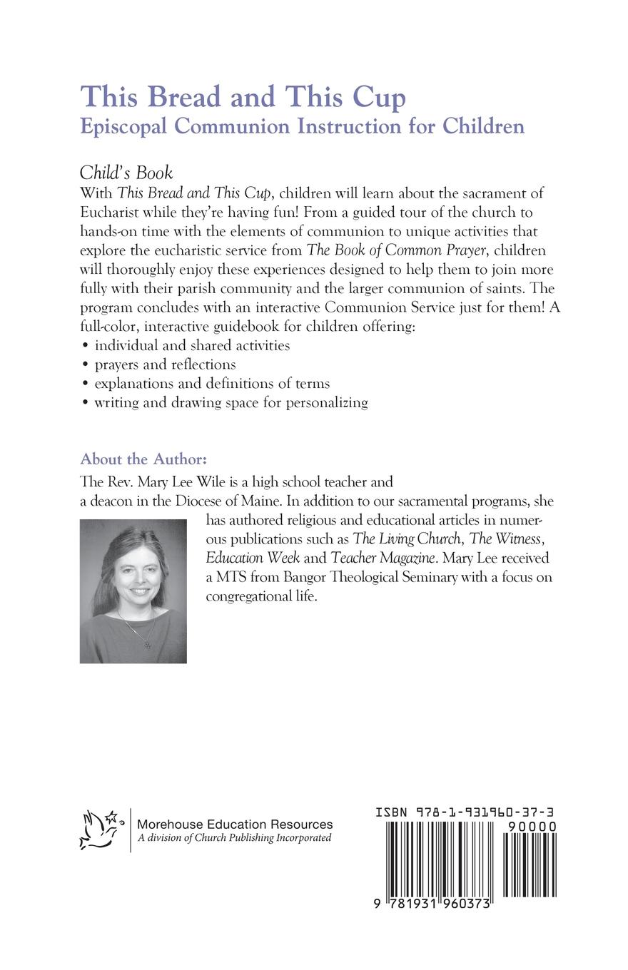 Rückseitencover This Bread and This Cup - Child's Book