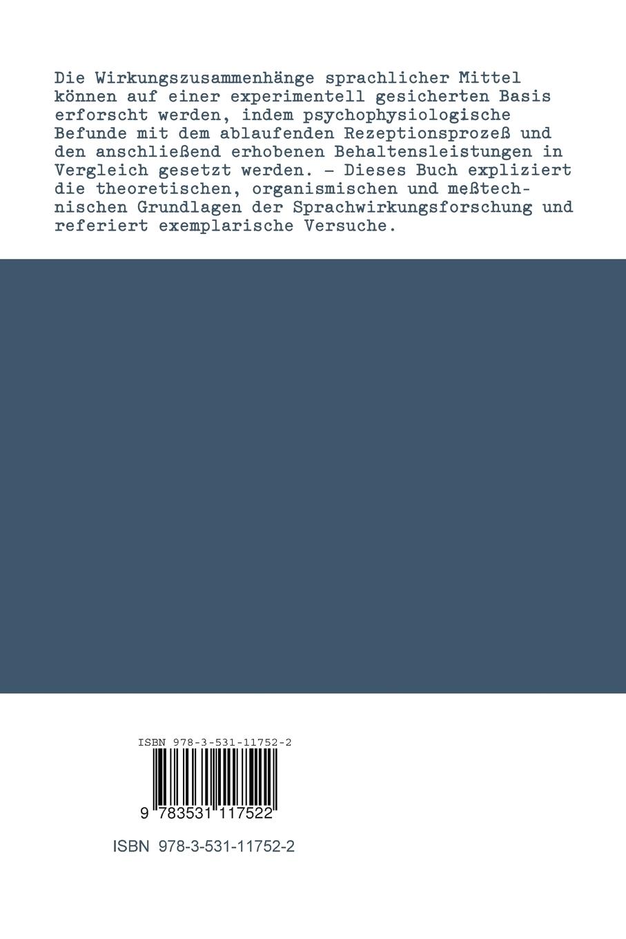 Rückseitencover Sprachwirkung