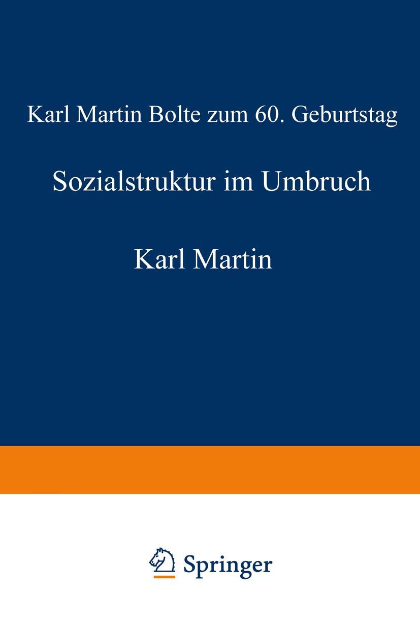 Vorderes Coverbild Sozialstruktur im Umbruch