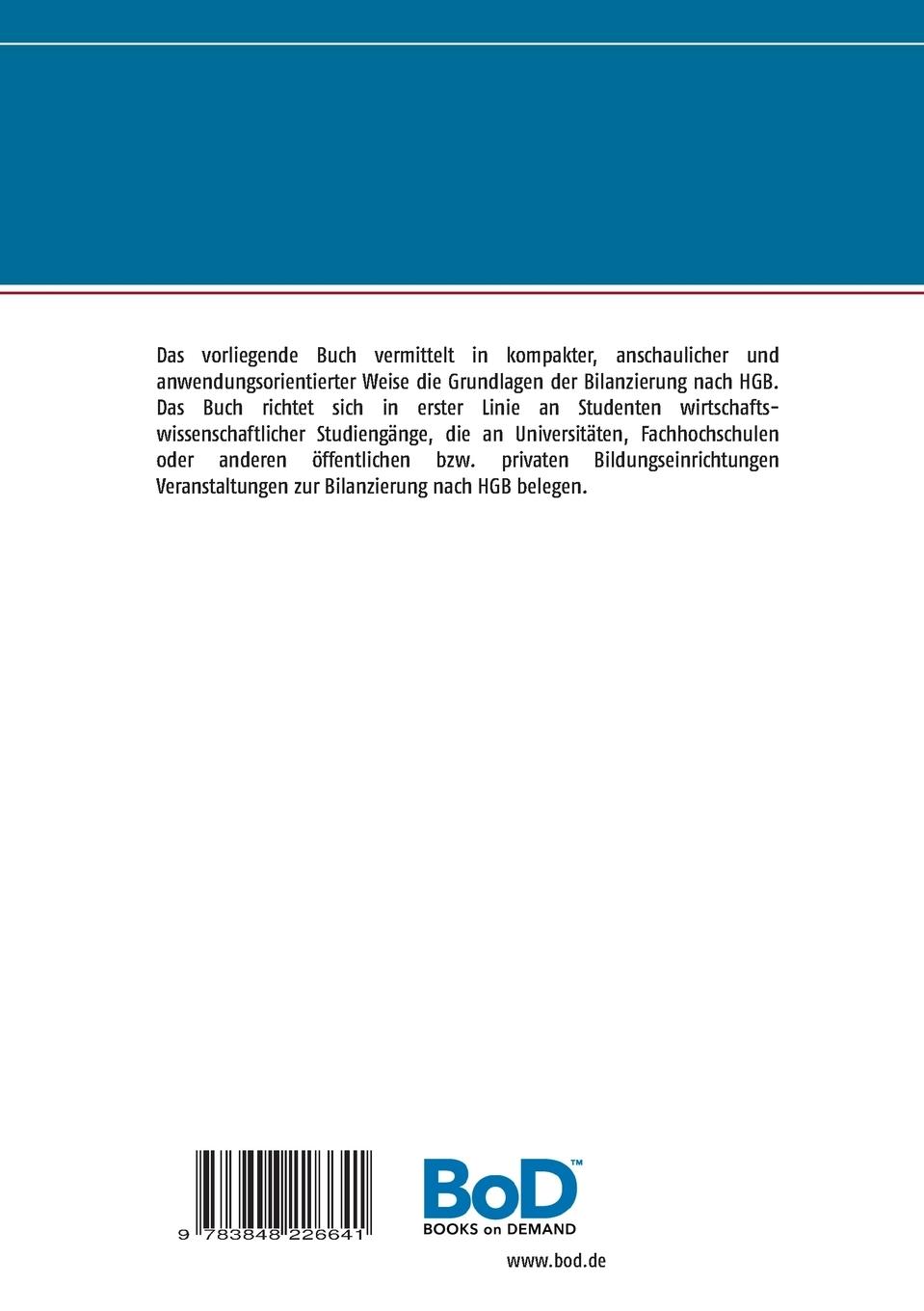 Rückseitencover Jahresabschluss nach HGB