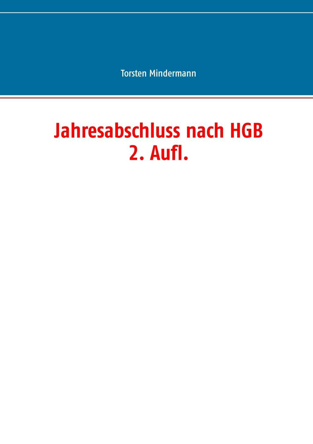 Vorderes Coverbild Jahresabschluss nach HGB