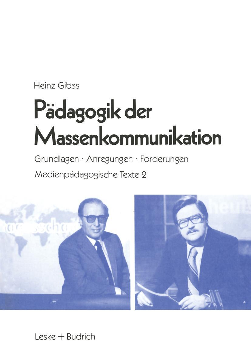 Vorderes Coverbild Pädagogik der Massenkommunikation
