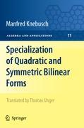 Vorderes Coverbild Specialization of Quadratic and Symmetric Bilinear Forms