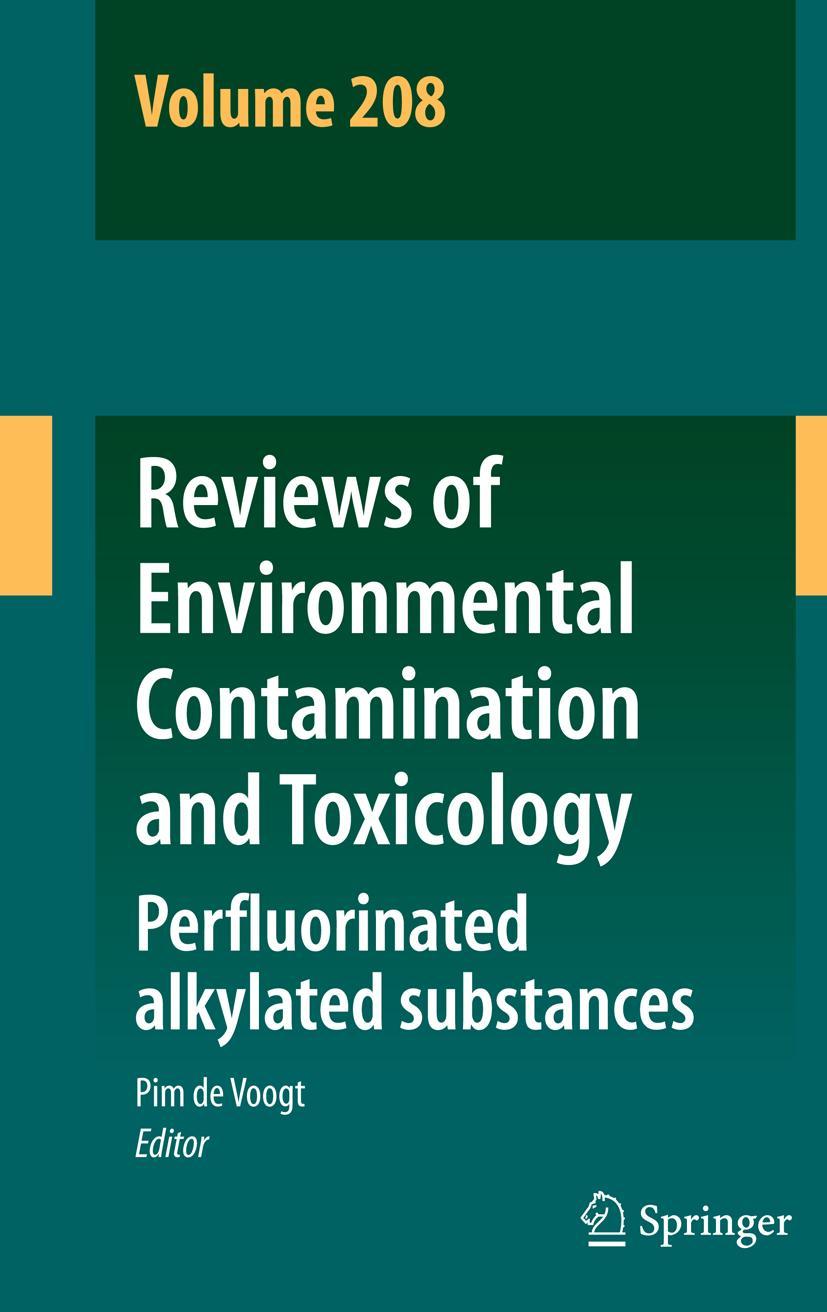 Vorderes Coverbild Reviews of Environmental Contamination and Toxicology Volume 208
