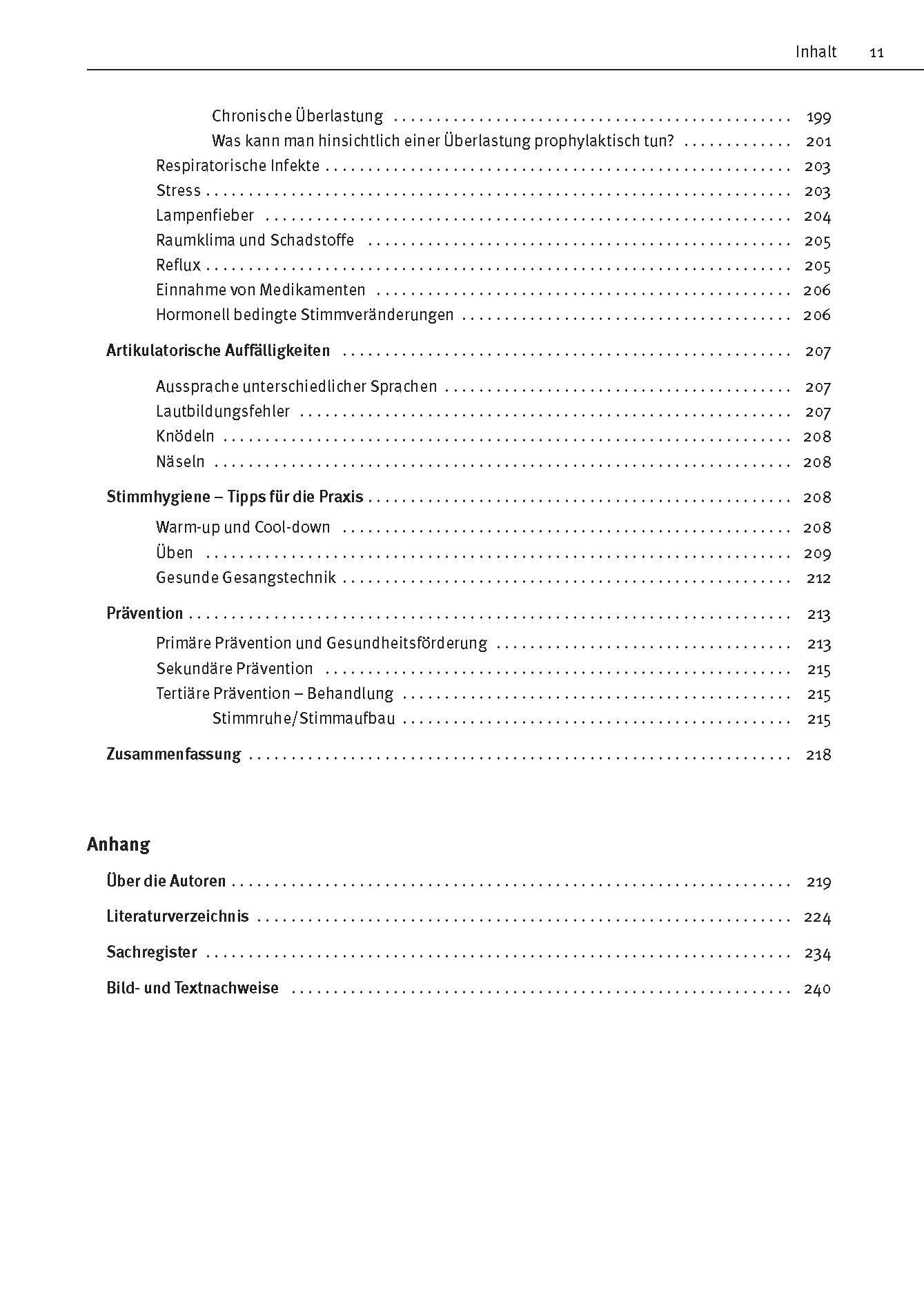 Beispielinhalt (Bild) Die Stimme