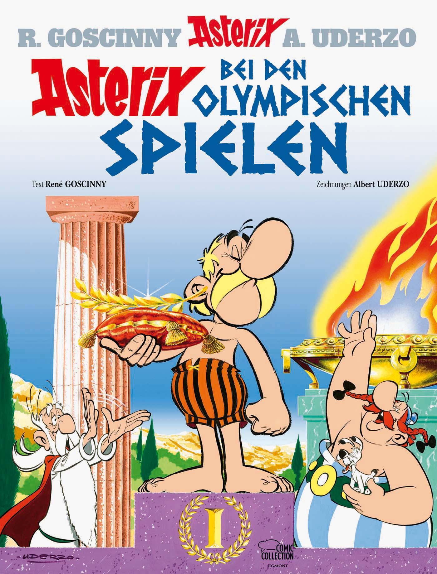 Vorderes Coverbild Asterix 12: Asterix bei den Olympischen Spielen