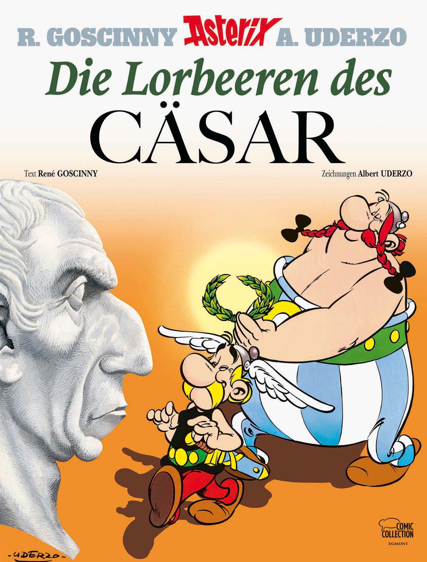 Vorderes Coverbild Asterix 18: Die Lorbeeren des Cäsar