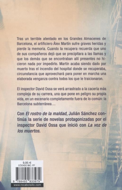 Rückseitencover El rostro de la maldad