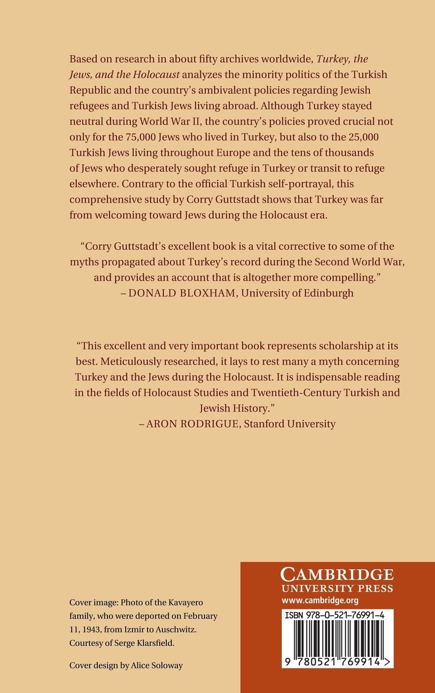 Rückseitencover Turkey, the Jews, and the Holocaust
