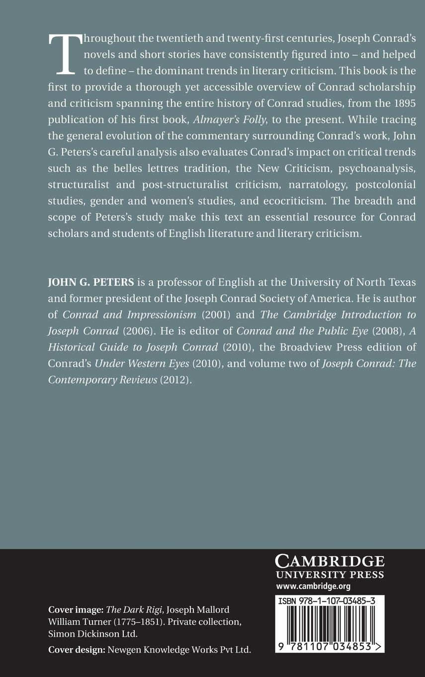 Rückseitencover Joseph Conrad's Critical Reception