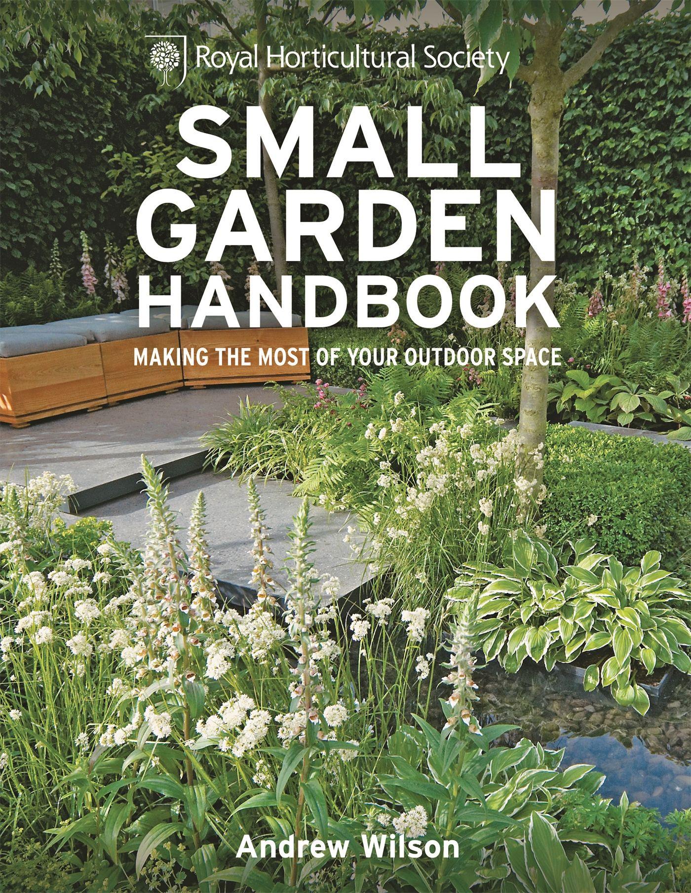 Vorderes Coverbild RHS Small Garden Handbook