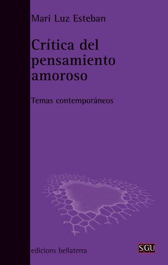 Vorderes Coverbild Crítica del pensamiento amoroso : temas contemporáneos
