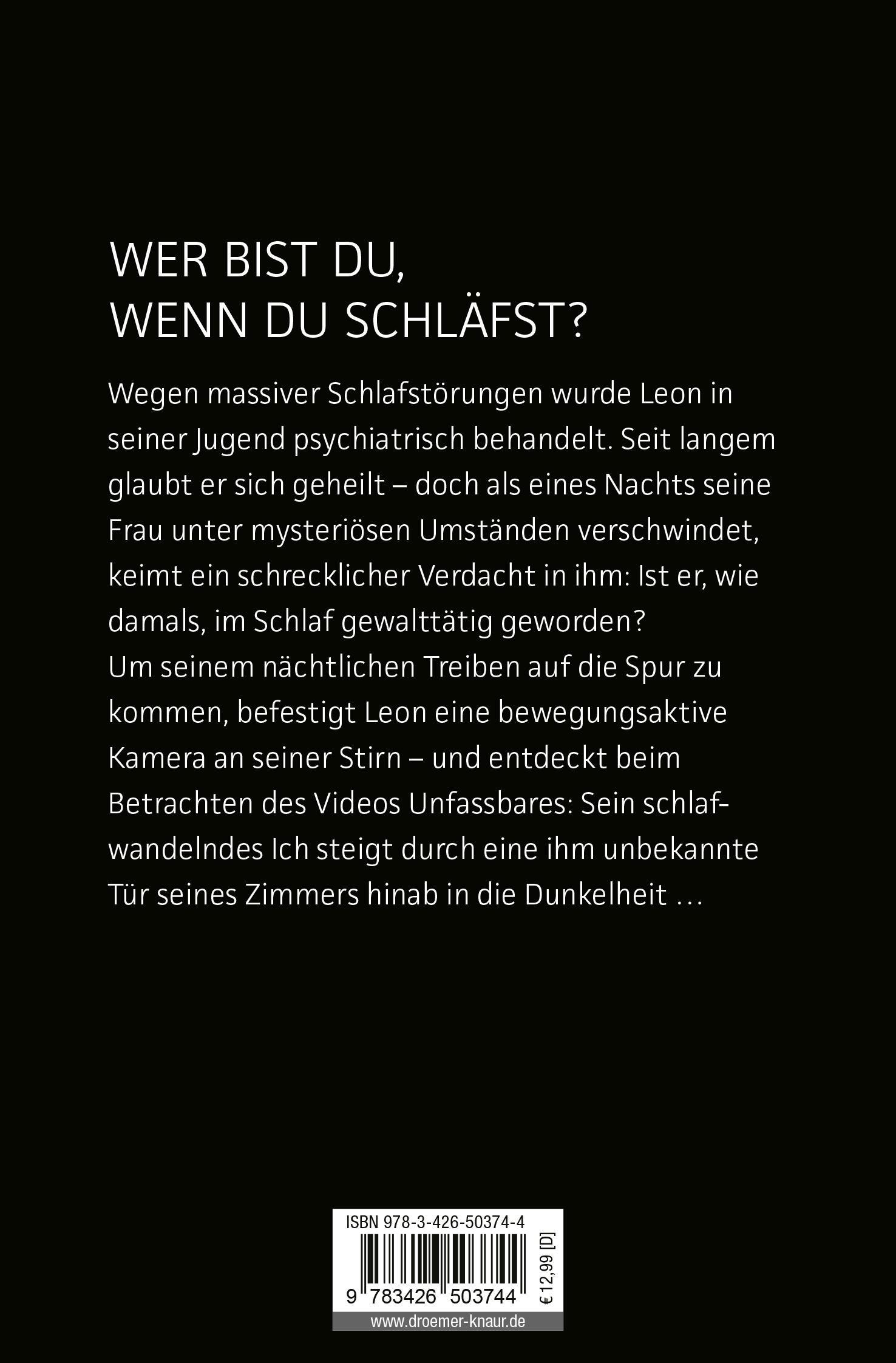 Rückseitencover Der Nachtwandler