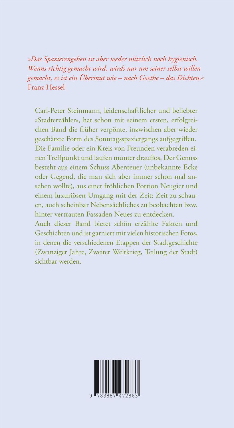 Rückseitencover Sonntagsspaziergänge 2
