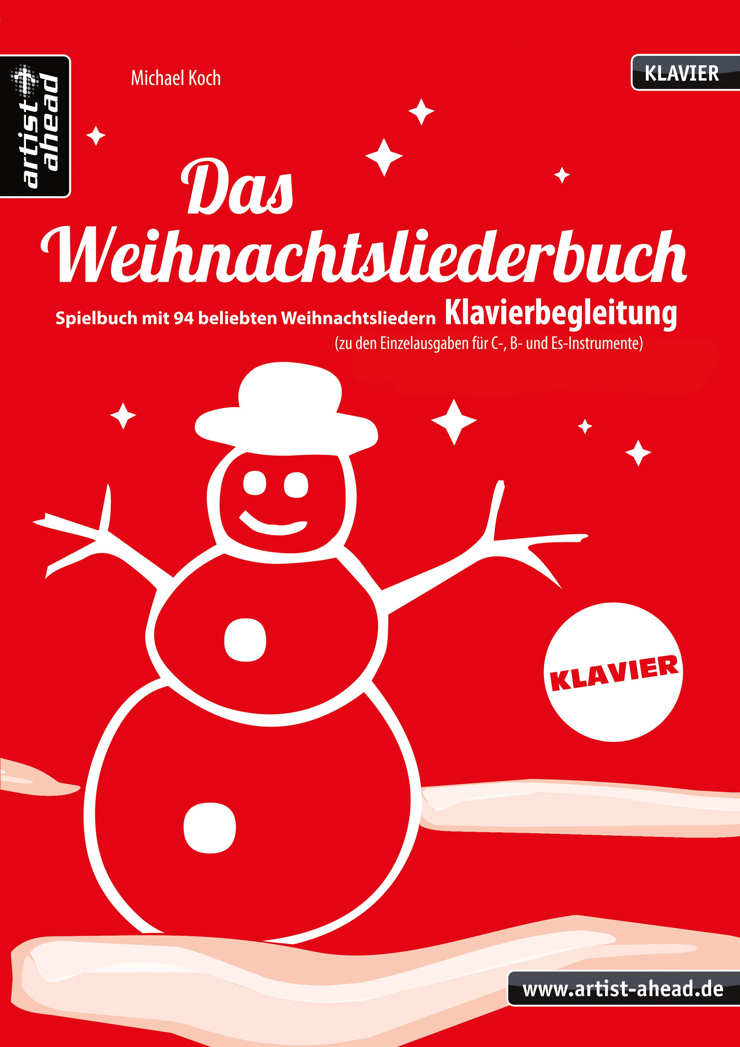 Vorderes Coverbild Das Weihnachtsliederbuch - für Klavierbegleitung