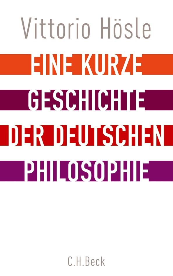 Vorderes Coverbild Eine kurze Geschichte der deutschen Philosophie