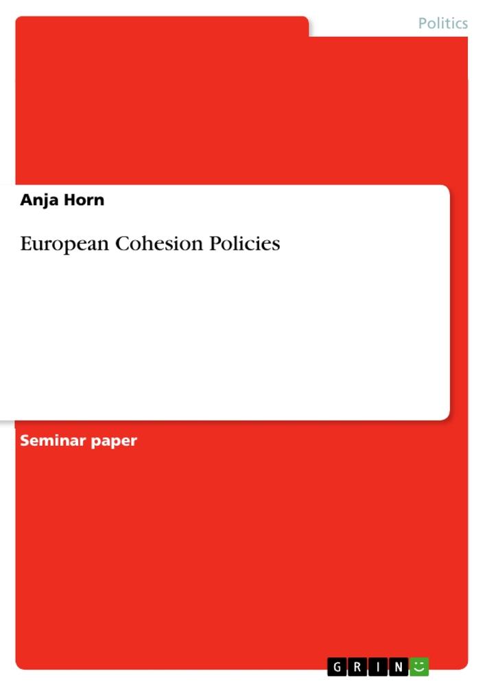 Vorderes Coverbild European Cohesion Policies