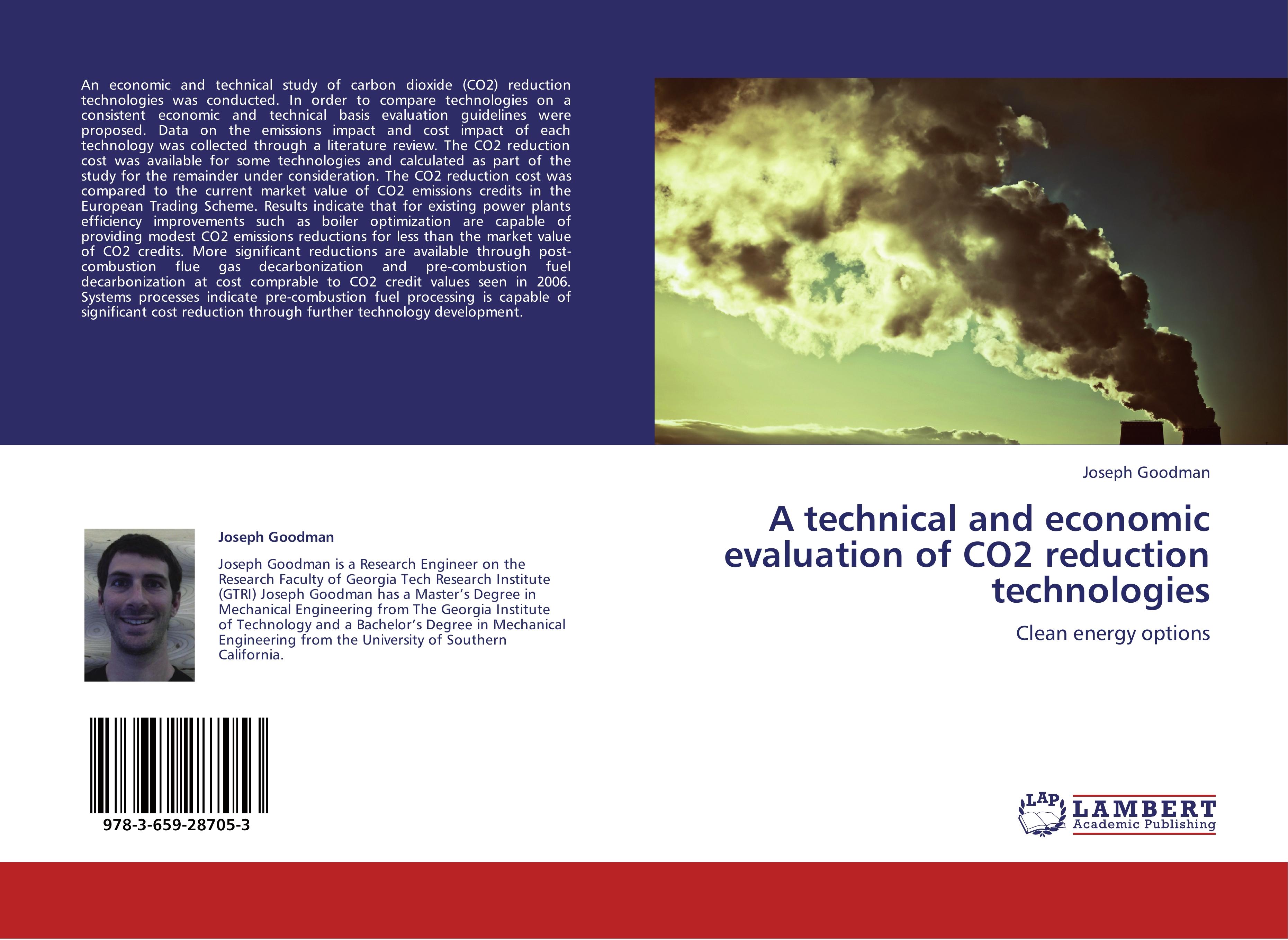 Vorderes Coverbild A technical and economic evaluation of CO2 reduction technologies