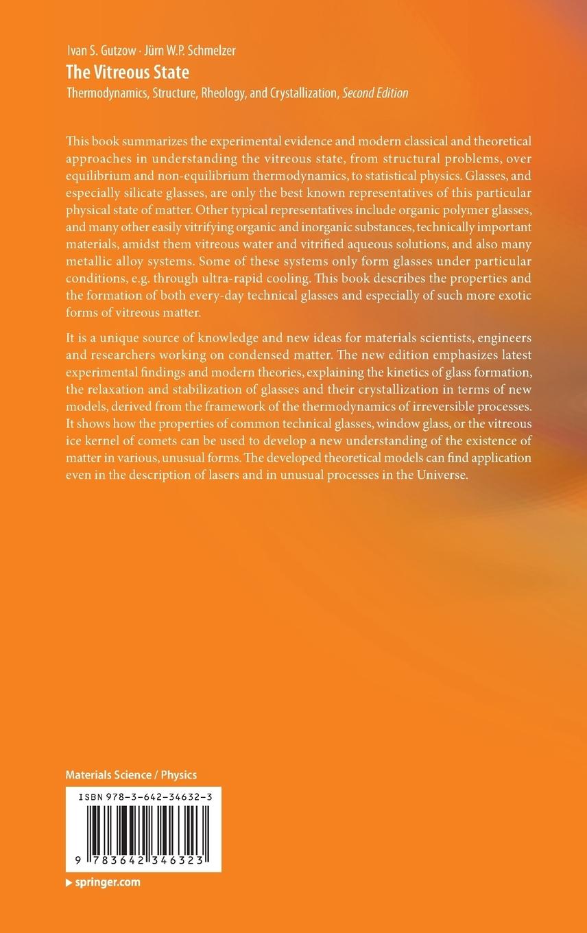 Rückseitencover The Vitreous State